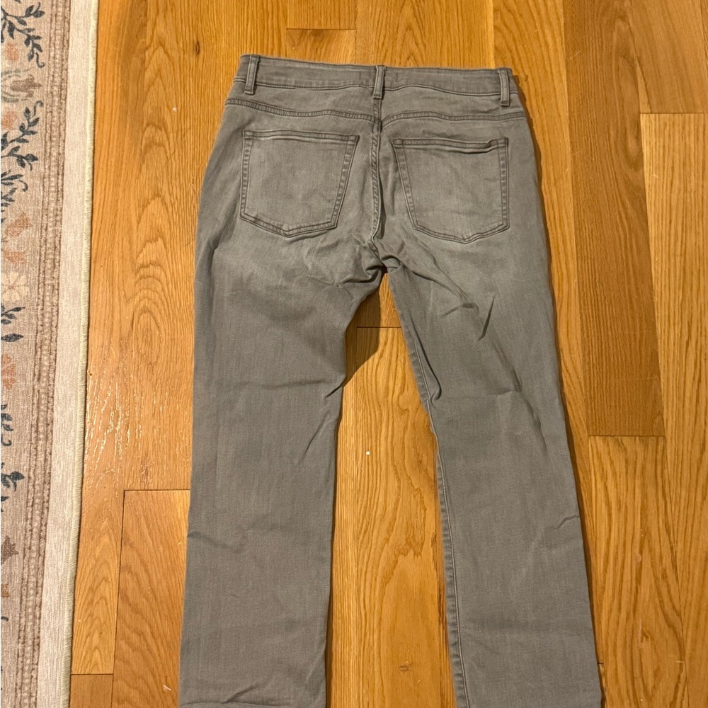 Warp + Weft Gray Slim Straight Men Jeans